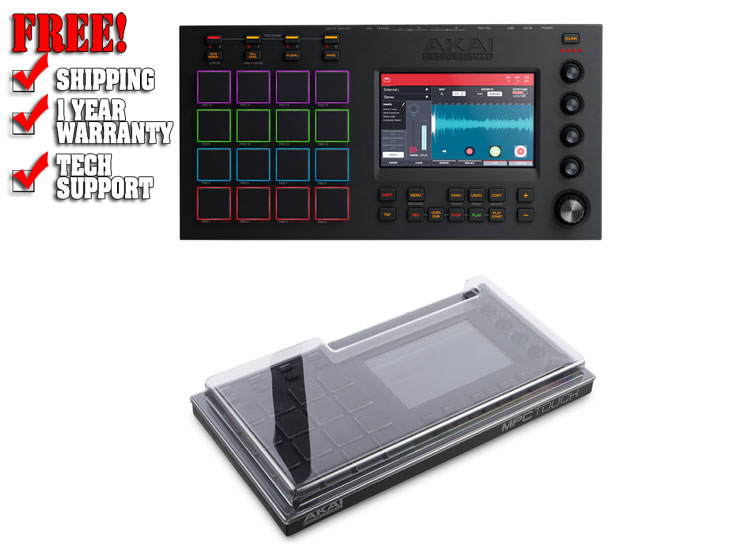 Akai MPC Touch + Decksaver DS-PC-MPCTOUCH Cover Bundle