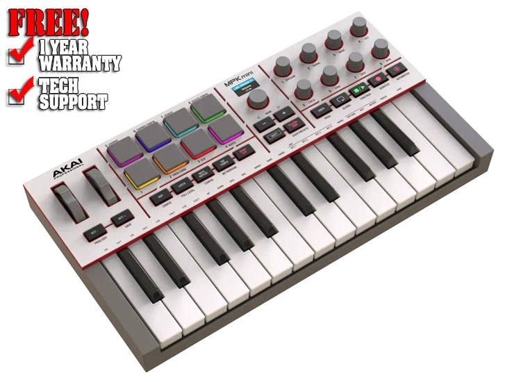 Akai MPK Mini IV Compact MIDI Keyboard Controller