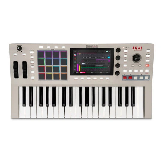 Akai Professional MPC Key 37 G2 Standalone Music Production Keyboard Front Control Surface with RGB Performance Pads