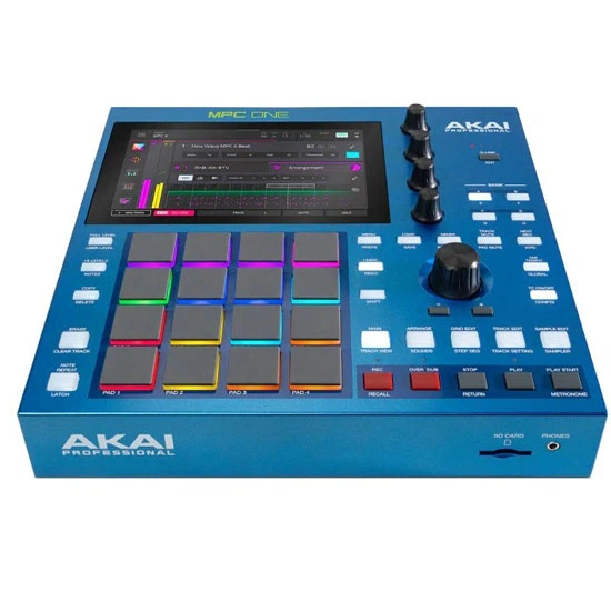 Akai Professional MPC One G2 7-Inch Multi-Touch Display and Q-Link Controls Close-Up