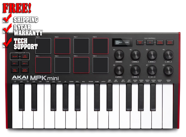 Akai MPK Mini MK III 25-key Keyboard Controller