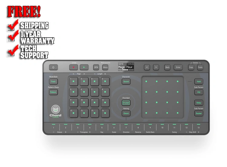 AlphaTheta Chordcat 8 Track Groovebox