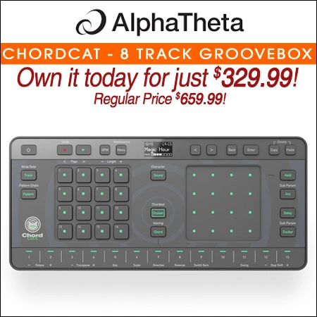 AlphaTheta Chordcat 8 Track Groovebox