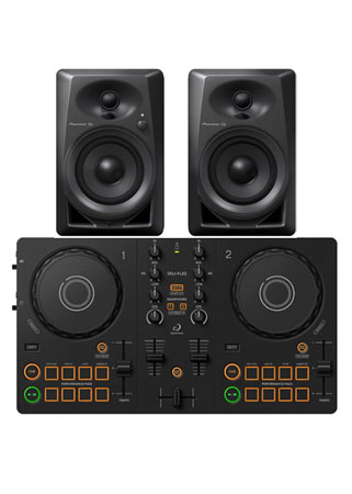 DDJ FLX2 & DM-40 Pack