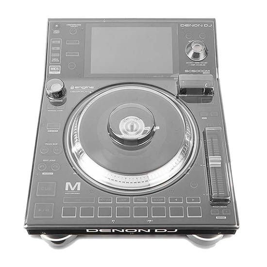 Denon DJ SC6000 Prime Player + Decksaver DS-PC-SC6000 Cover Bundle Prime