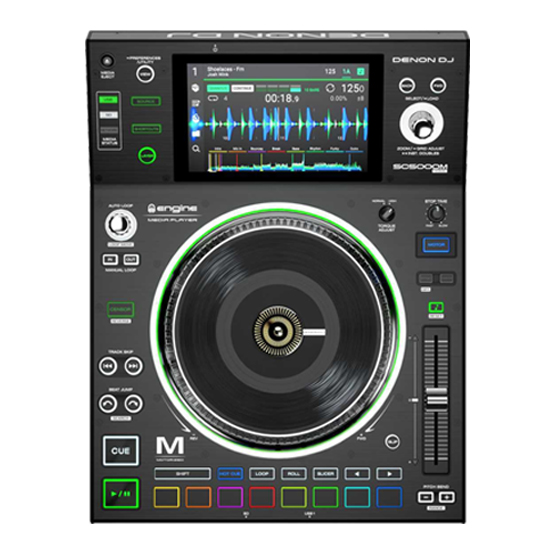 Denon DJ SC5000M Prime Player + Odyssey FZCDJ Case Bundle Prime