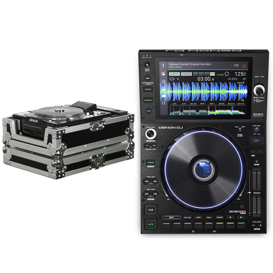 Denon DJ SC6000 Prime Player + Odyssey FZCDJ Case Bundle Prime