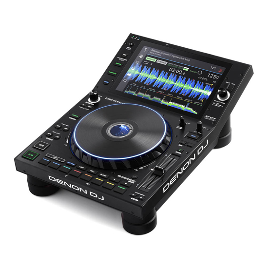 Denon DJ SC6000 Prime Player + Decksaver DS-PC-SC6000 Cover Bundle Prime