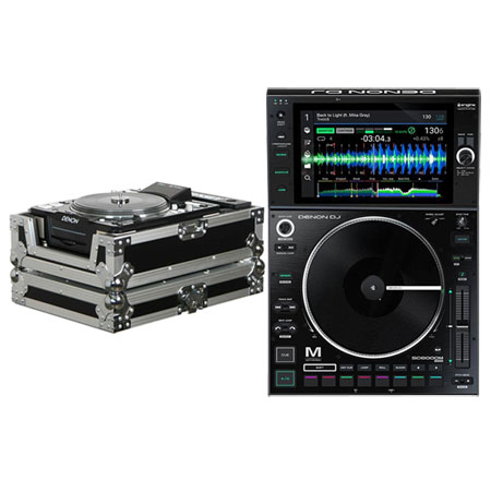 Denon DJ SC6000M Prime Player + Odyssey FZCDJ Case Bundle