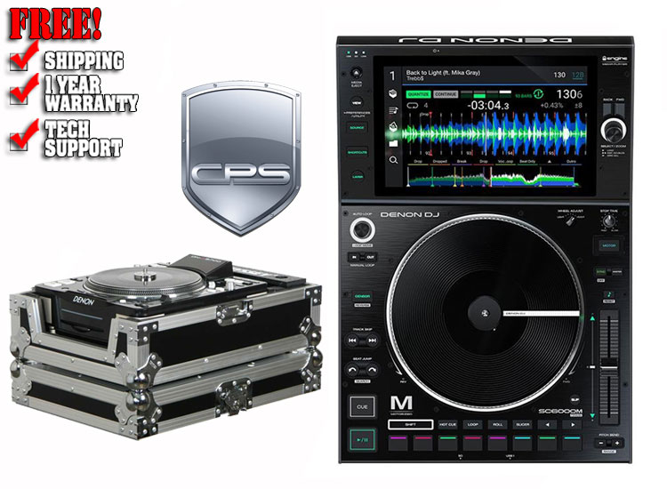 Denon DJ SC6000M 'PROtection' Bundle with Case and 2 Year Accidental Warranty