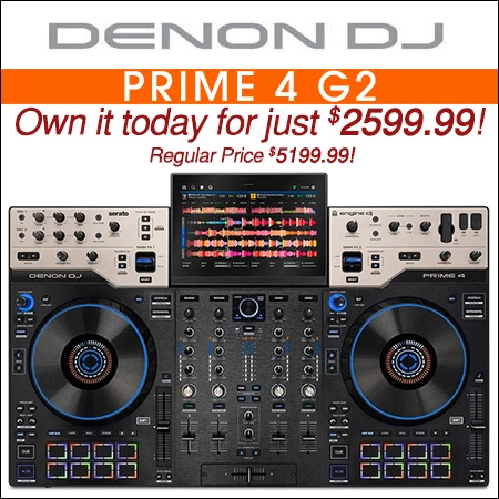 Denon DJ Prime 4 G2 4-Channel Standalone DJ Controller