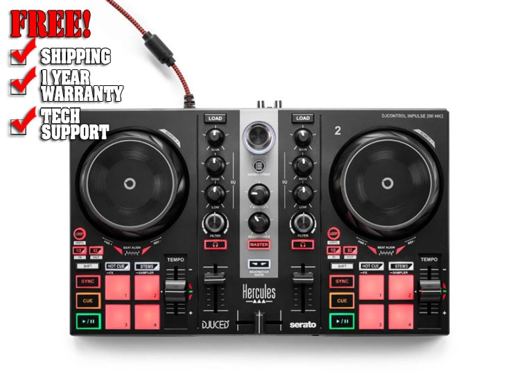 Hercules DJControl Inpulse 200 MK2 - Beginner DJ Controller