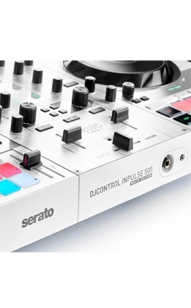 Hercules DJControl Inpulse 500 White 2-Channel DJ Controller