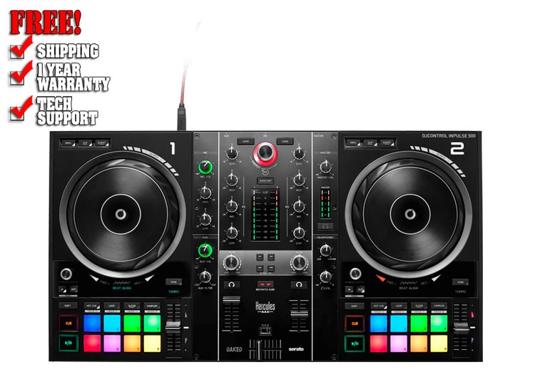 Hercules DJControl Inpulse 500 2-Channel DJ Controller