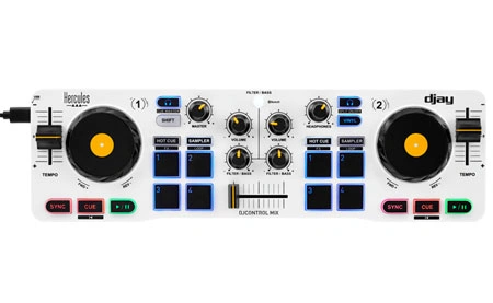 Hercules DJControl Mix - Compact Beginner DJ Controller