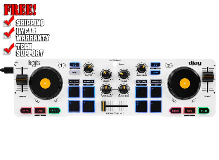 Hercules DJControl Mix - Compact Beginner DJ Controller