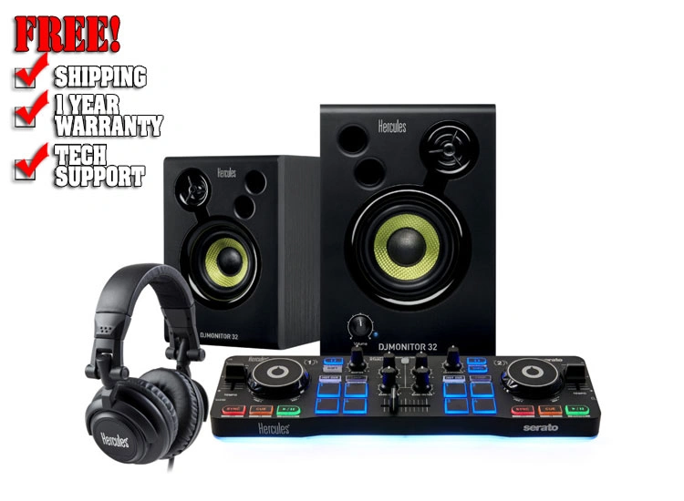 Hercules DJStarter Kit – Complete DJ System for Beginners