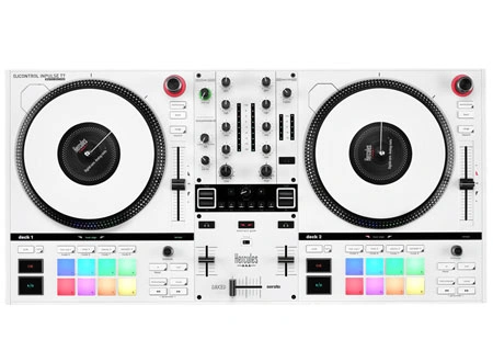 Hercules DJControl Inpulse T7 White Edition - Motorized DJ Controller