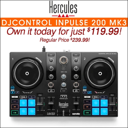 Hercules DJControl Inpulse 200 MK3 DJ Controller
