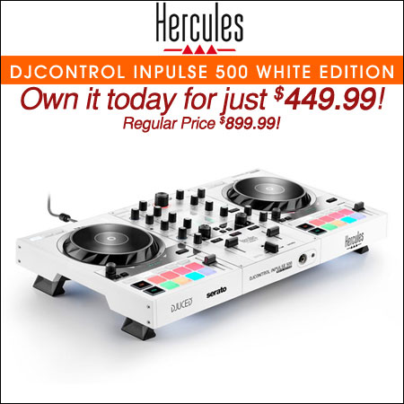 Hercules DJControl Inpulse 500 White Edition