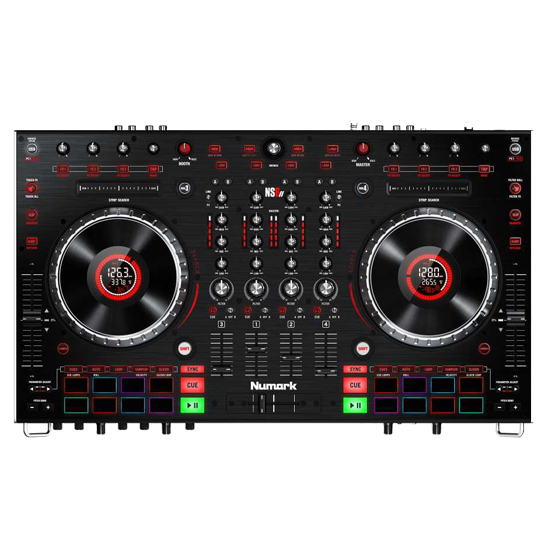 Numark NS6II + Odyssey FRNS6IIBL Case Bundle