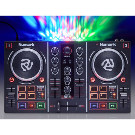 (2) Technical Pro PSHAKE3000 and Numark Party Mix Package
