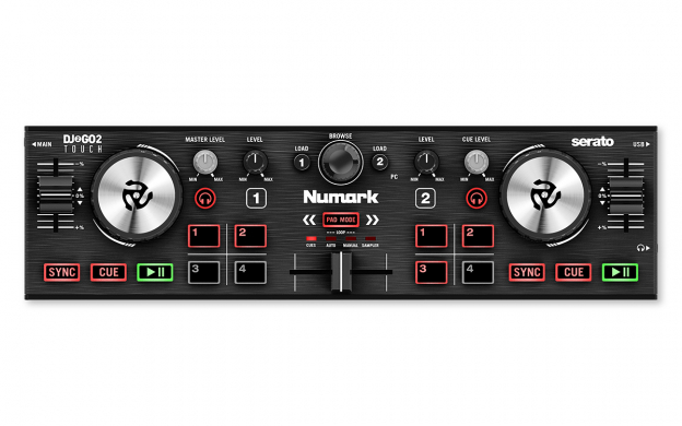 Numark DJ2GO2 Touch and Pioneer DM-40 White Package