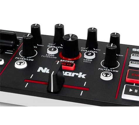 Numark MixTrack Go USB-C Portable DJ Controller for Serato DJ Lite