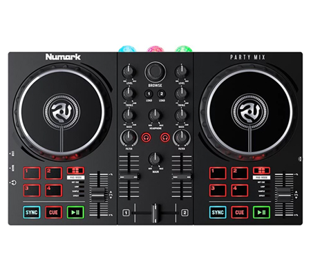 Numark Party Mix II DJ Controller with Built-in Light Show