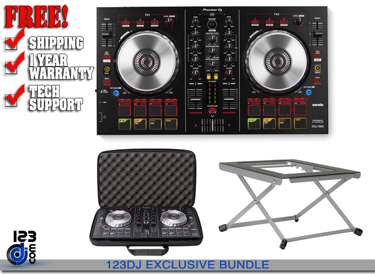 Pioneer DDJ-SB2 + Magma Case + Riser | DJ Controllers | DJ Cases