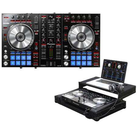 Pioneer DDJ-SR2 + Black Glide Style Case