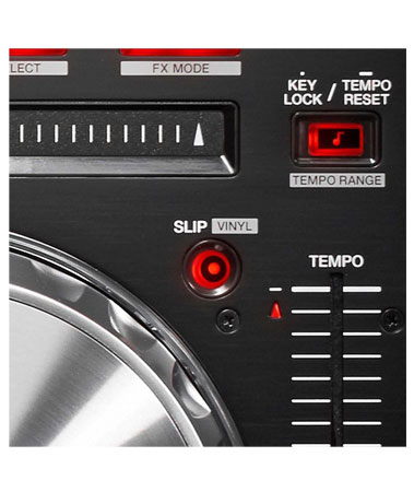 Pioneer DDJ-SX2 Performance DJ Controller & Red On Black