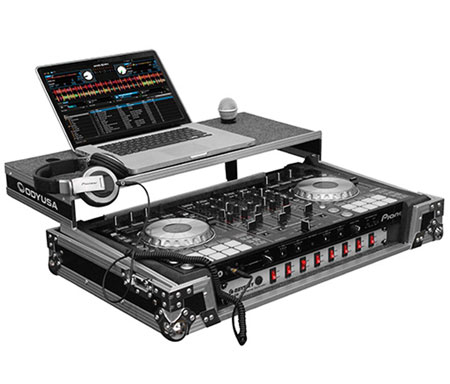 Pioneer DDJ-SX3 + Odyssey Glide Style Flight Case w/Rack