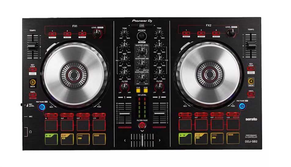 Pioneer DDJ-SB2 Performance DJ Controller with Serato Intro DJ