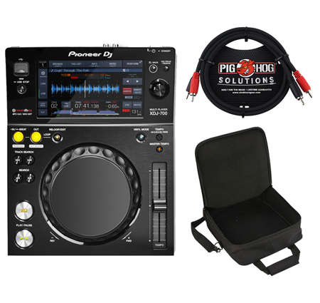 Pioneer XDJ-700 + Travel Bag + Dual RCA Cable