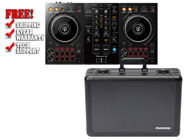Pioneer DDJ DJ Controller for rekordbox w/ Carry Lite case