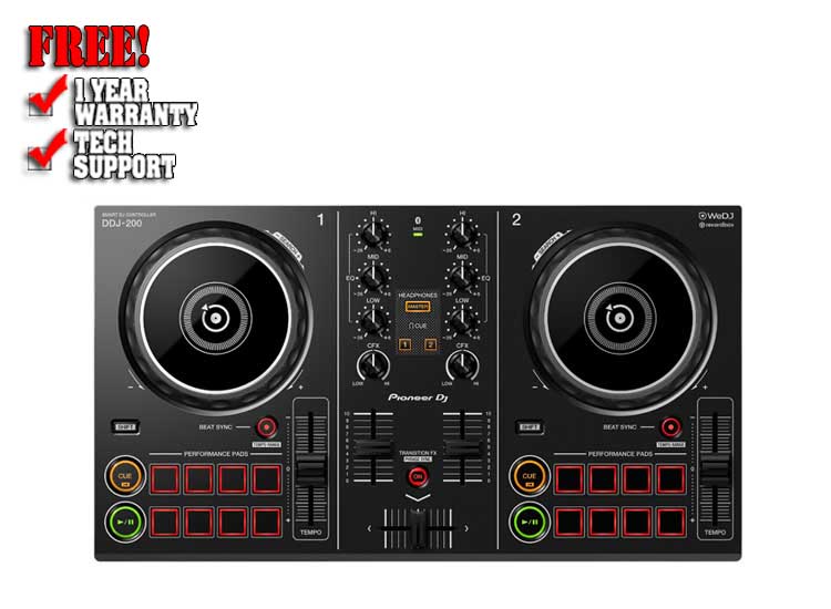 Pioneer DDJ-200 | DJ Controllers | Chicago DJ Equipment | 123dj.com
