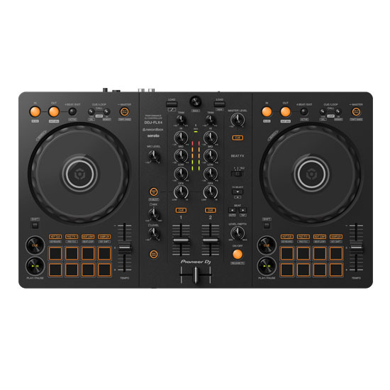 Pioneer DDJ-FLX4 and Technical Pro Lion 15 Package