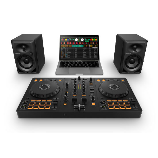 Pioneer DDJ-FLX4 and QSC CP12 with KS112 Package