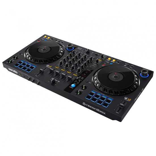 Pioneer DDJ-FLX6 and Mackie SRT 212 with Gemini DJ ST-Pack Package