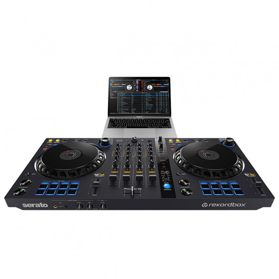 Pioneer DDJ-FLX6 and Pioneer DJ HDJ-X5 with DM-40 Package