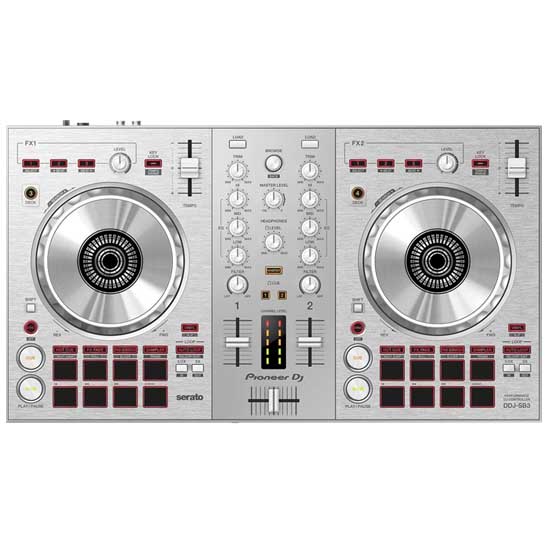 Pioneer DDJ-SB3-S Silver and DM-40 White Pack 
