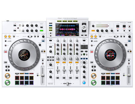 Pioneer XDJ-XZ-W and Electro Voice EVOLVE 50 White with Intimidator Spot 360 White Package