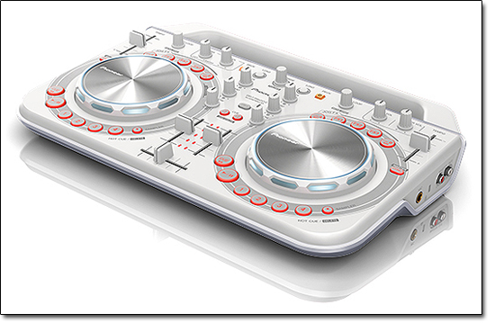 Pioneer DDJ-WeGO2 White Compact Digital DJ Controller for iPad