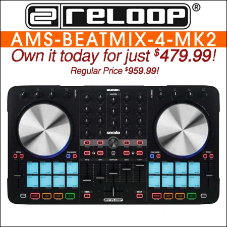 Reloop AMS-BEATMIX-4-MK2 4-Channel DJ Controller