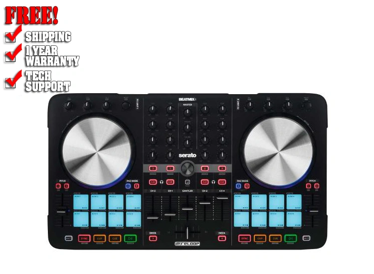Reloop AMS-BEATMIX-4-MK2 4-Channel DJ Controller | 123DJ