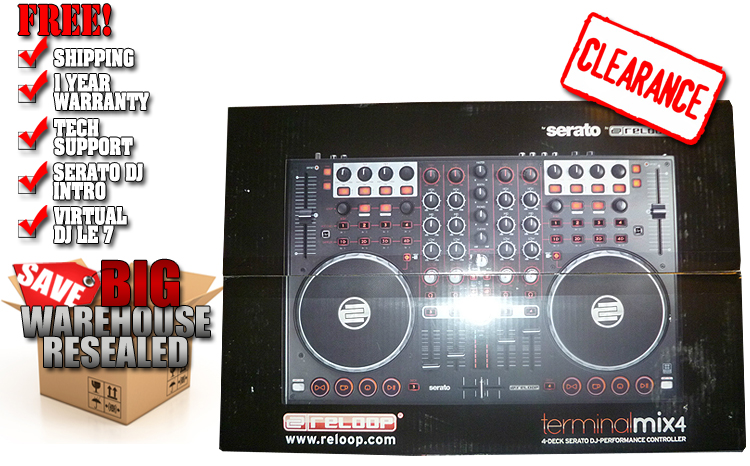 Reloop Terminal Mix 4 Warehouse Resealed