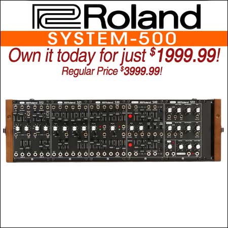 Roland System-500 Complete Set Eurorack Synthesizer System