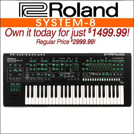  Roland System-8 Plug-Out Synthesizer