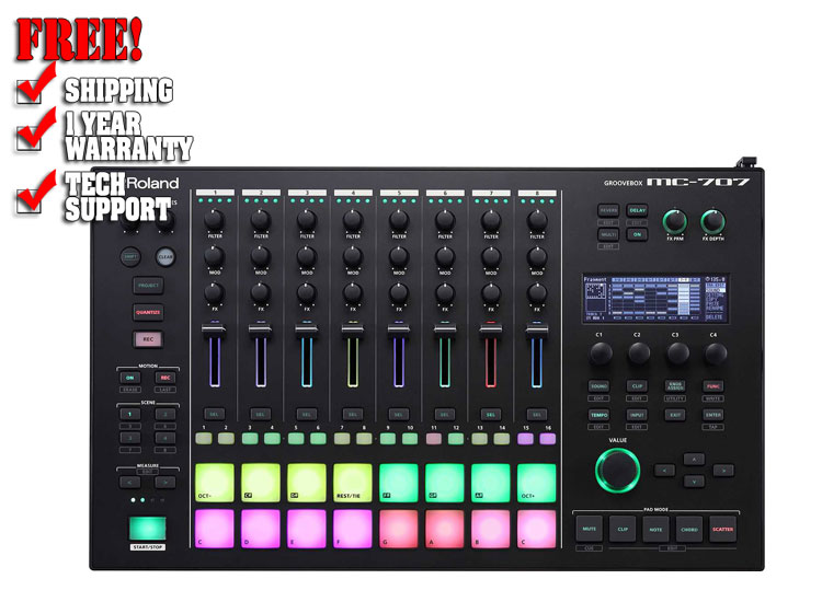 Roland MC-707 Groovebox Sequencer 